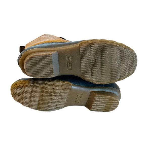 Sperry Top Sider Women's Tan Brown Saltwater Duck Rain Boot Leather Rubber Sz 8 - Picture 7 of 9